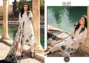 FAIRLADY MARIA B M PRINTS VOL 2 WITH LAWN DUPATTA 11001