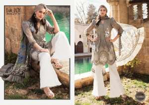 FAIRLADY MARIA B M PRINTS VOL 2 WITH LAWN DUPATTA 11002