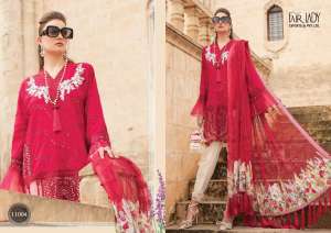 FAIRLADY MARIA B M PRINTS VOL 2 WITH LAWN DUPATTA 11004