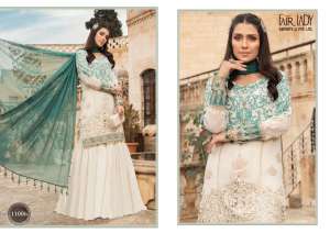FAIRLADY MARIA B M PRINTS VOL 2 WITH LAWN DUPATTA 11006