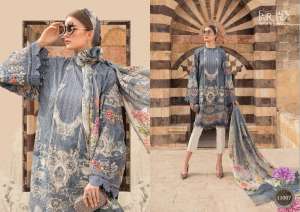 FAIRLADY MARIA B M PRINTS VOL 2 WITH LAWN DUPATTA 11007