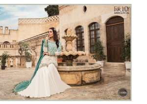 FAIRLADY MARIA B M PRINTS VOL 2 WITH LAWN DUPATTA 11010