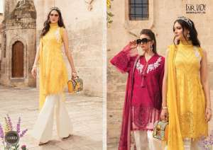 FAIRLADY MARIA B M PRINTS VOL 2 WITH LAWN DUPATTA 11011