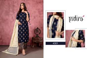 Indira Apparel AFREEN PRINT KURTI BOTTOM WITH DUPATTA 4302