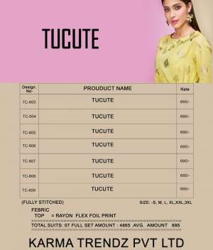 Karma Trendz TUCUTE 603-609 612