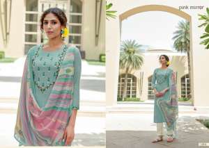 Pink mirror CRAYONS TOP WITH PANT AND DUPATTA 1004