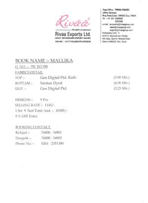 Rivaa Mallika 802