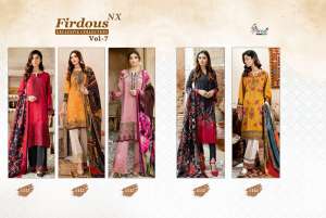 SHREE FABS Firdous Vol 7 Nx chiffon Dupatta 1115