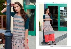 Tunic House neith with printed plazzo 6007