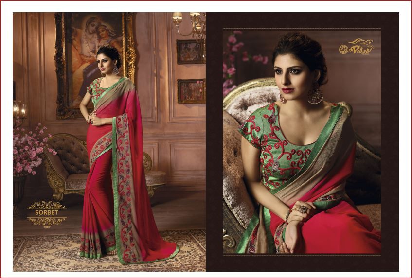 Palav Sarees Presents Patralekha Vol-12 Fancy Digital Printed Crepe Sarees  Catalogue Wholesaler