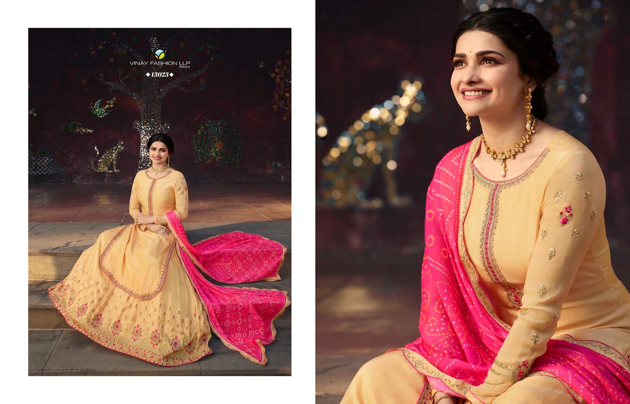 Vinay Fashion Kaseesh Sana Dola With Jacquard With Double Zari Work Salwar  Kameez Collection