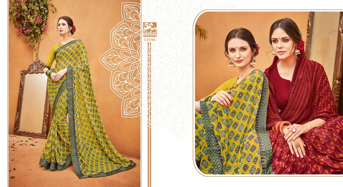 vishal sarees tulip 12546 Akhanad Wholesale